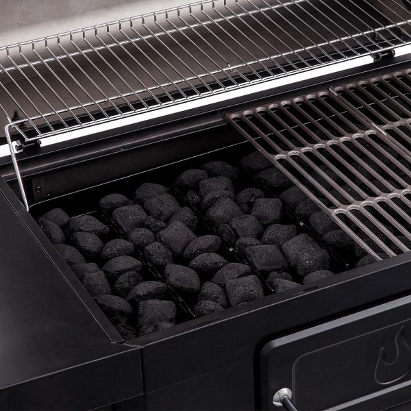 Чугунная решётка гриля Char-Broil и угольный отсек с древесным углём
