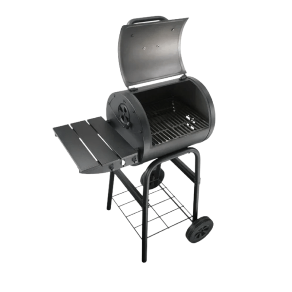 Char-Broil Gourmet 225 с открытой крышкой и чугунной решеткой