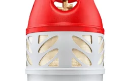 Композитный газовый баллон Hexagon Ragasco 12,5 л с красной крышкой, лёгкий и безопасный для бытового использования, купить в Казахстане
